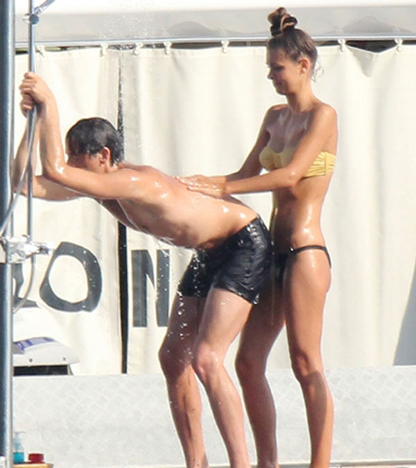 Adrien Brody And Lara Lieto Awkward Yacht Shower Of The Day