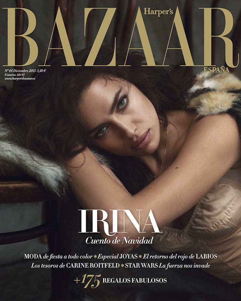 Irina-Shayk-Harpers-Bazaar-Spain-December-2015-Cover01