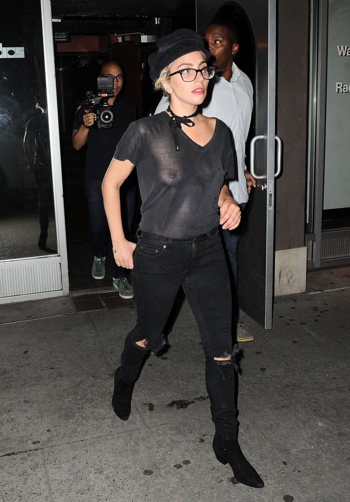 Lady Gaga S See Through Shirt Of The Day