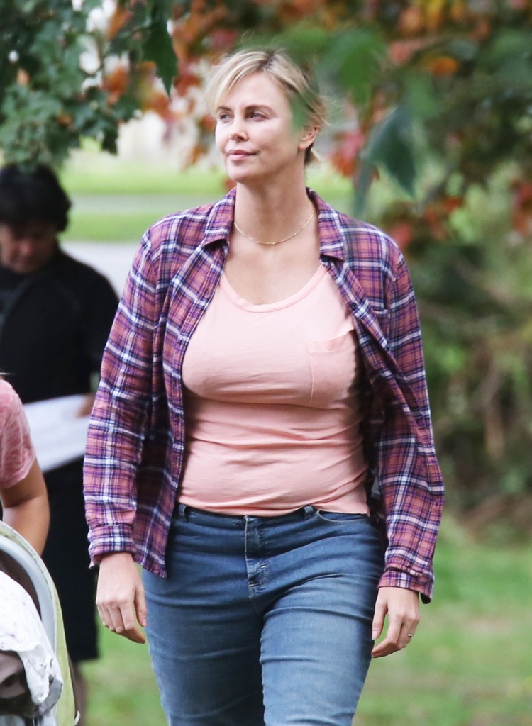Charlize Theron Filming 'Tully' In Vancouver