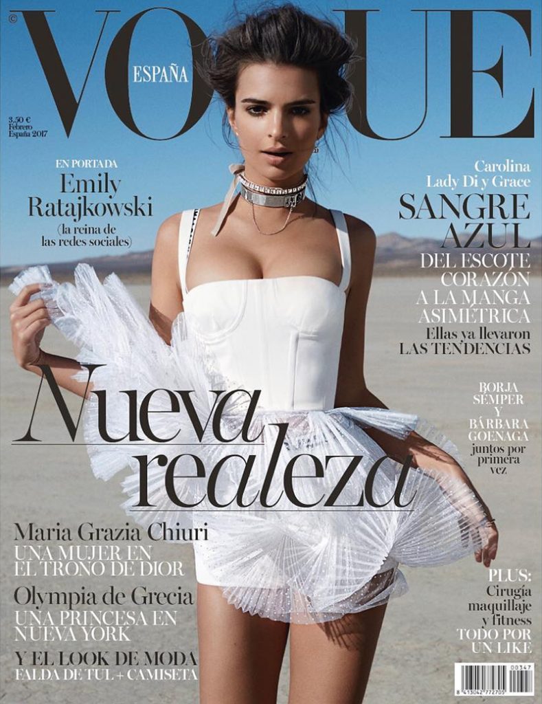 Emily-Ratajkowski-by-Miguel-Reveriego-for-Vogue-Spain-February-2017-Cover