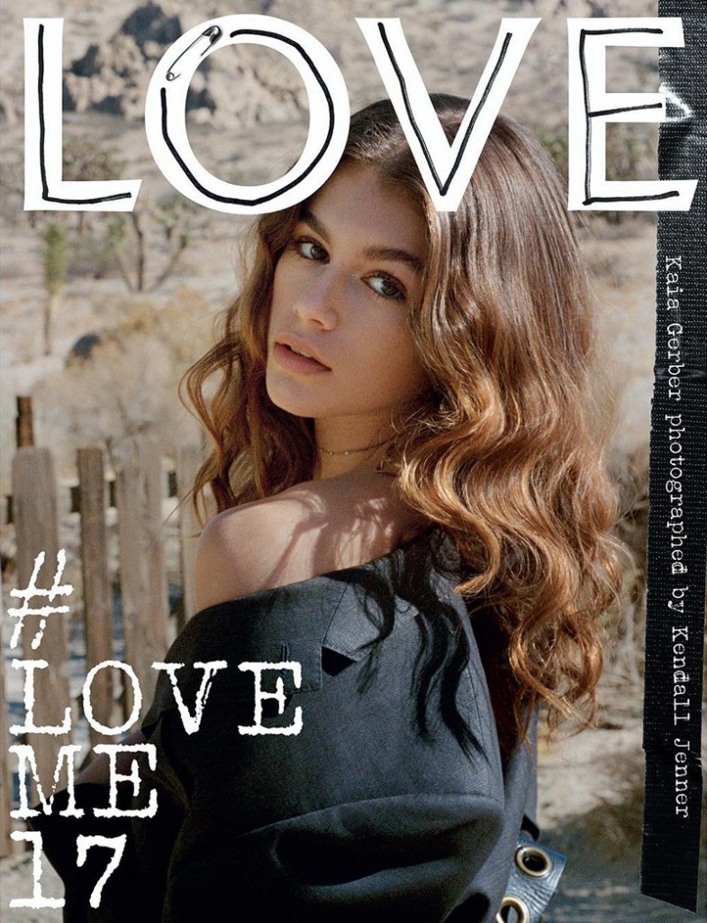 Kaia-Gerber-by-Kendall-Jenner-for-Love-No.17-SS-2017-Cover