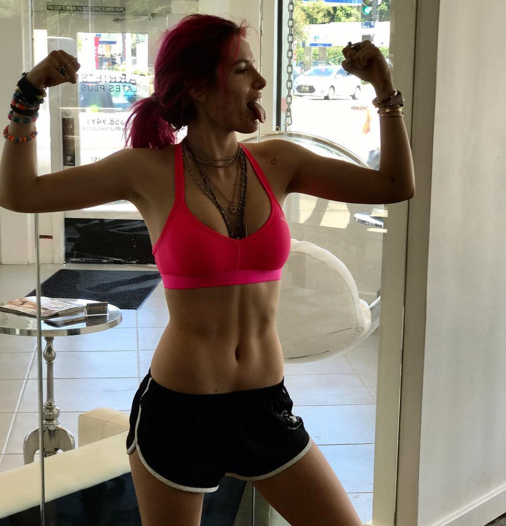 Bella Thorne Shows Off Fit Young SLut Body 