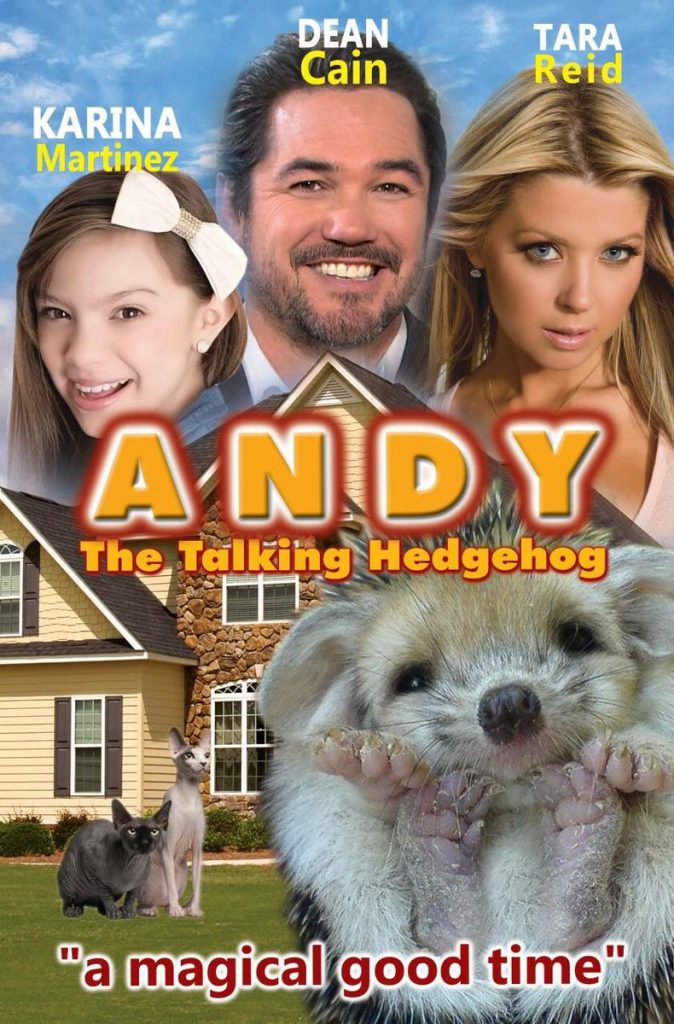 Andy The Talking Hedgehog with Tara Reid 