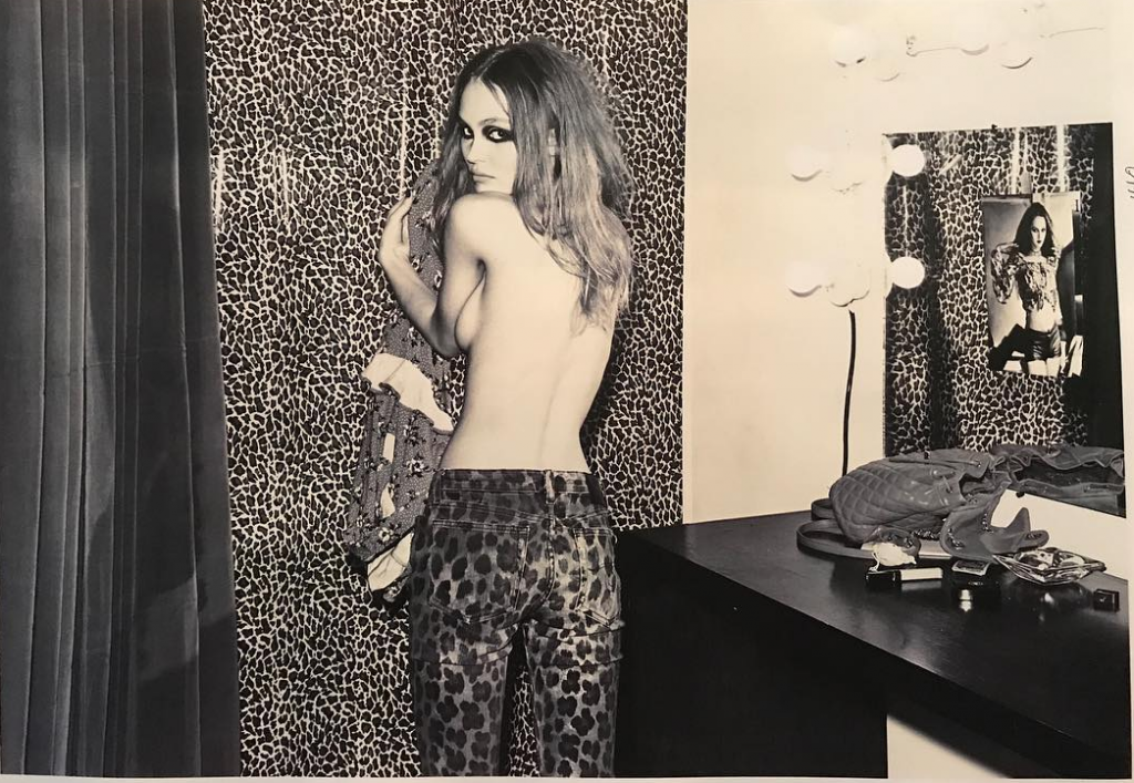 Lily Rose Depp Leopard Pants Topless