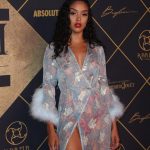 Izabela Guedes Attends the Maxim Hot 100 Party in a Sheer Dress