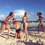 Cara Delevingne Model and "Actress" celebrated her Birthday in Tulum With Friends