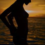 Alessandra Ambrosio naked Silhouette