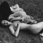 Drew Barrymore naked goddess for CR Fashion Book