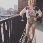 Emma Roberts Skinny Legs in Panties