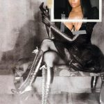 Nicki Minaj thigh high boots and her tits out
