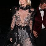 Cara Delevingne's sister Poppy Delevingne is braless at the GQ Men of The Year Awards Tuesday night