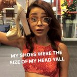 Sarah Hyland Behind the scenes at the Emmy's
