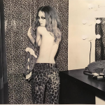 Lilly Rose Depp Leopard Pants Topless