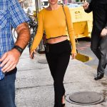 Selena Gomez nipples in a yellow sweater