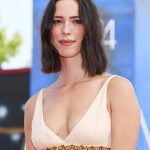 Rebecca Hall is hot in a cream gown