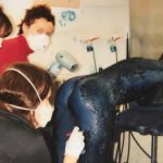 Rebecca Romijn nude getting painted