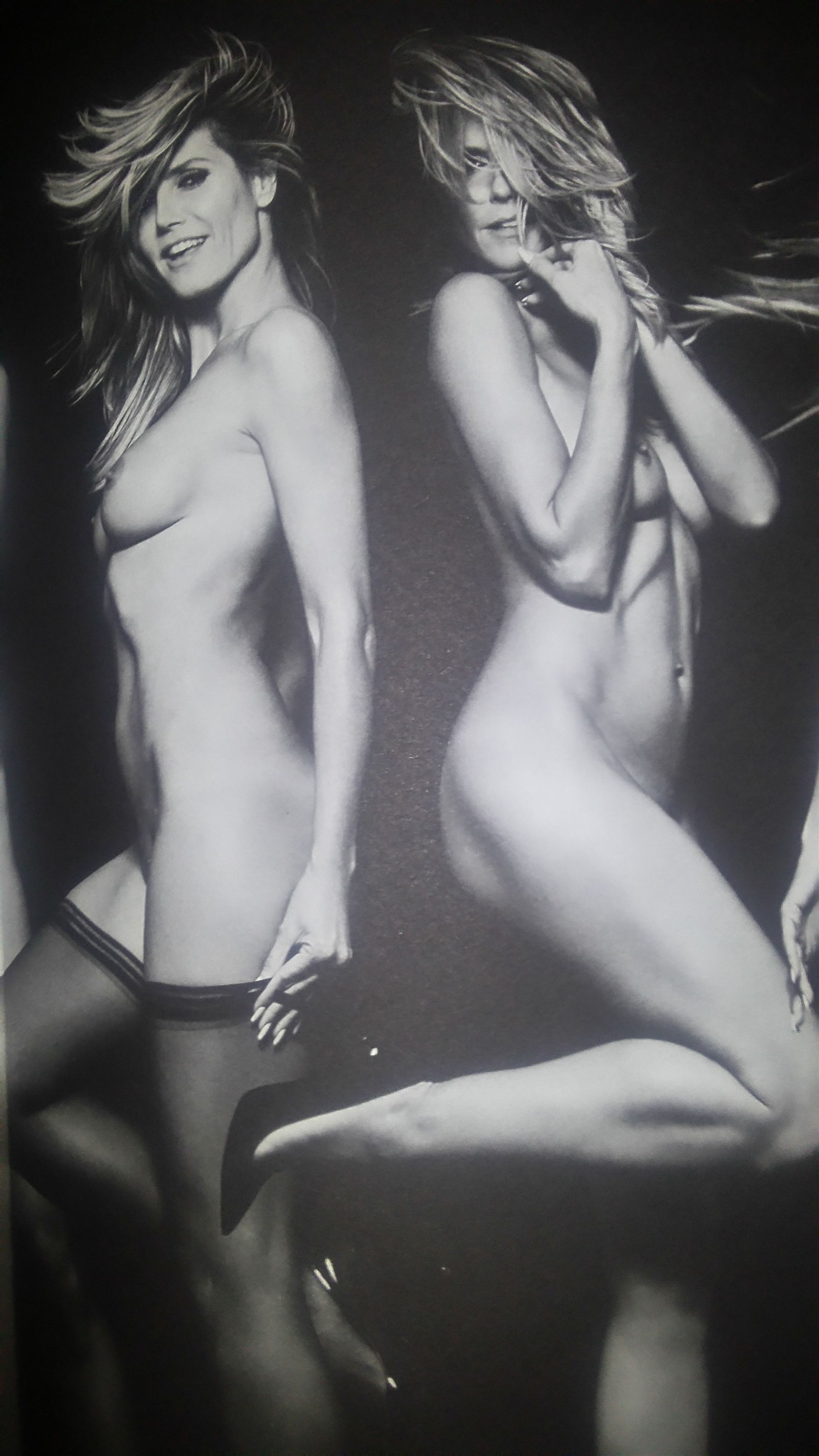 Klum photo heidi book nude Heidi Klum