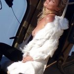 Kate Moss Titties in a Helicopter