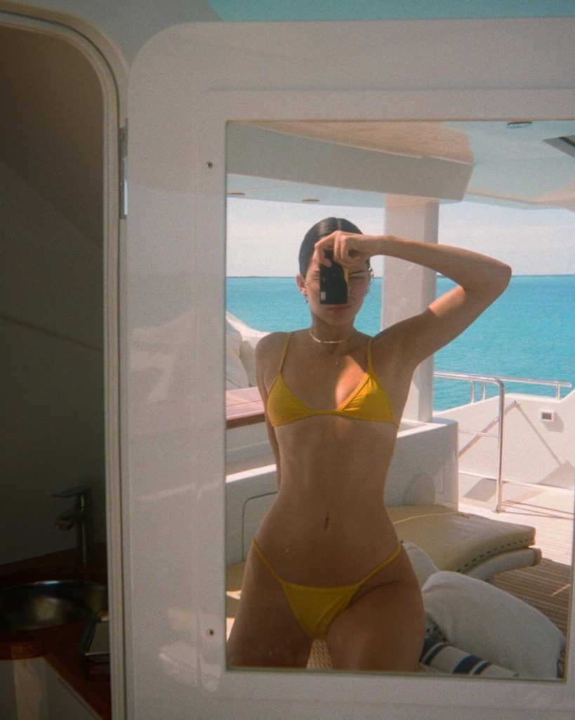 Kendall Jenner Bikini Selfie On Social Media Of The 