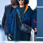 Rihanna Fro in NYC