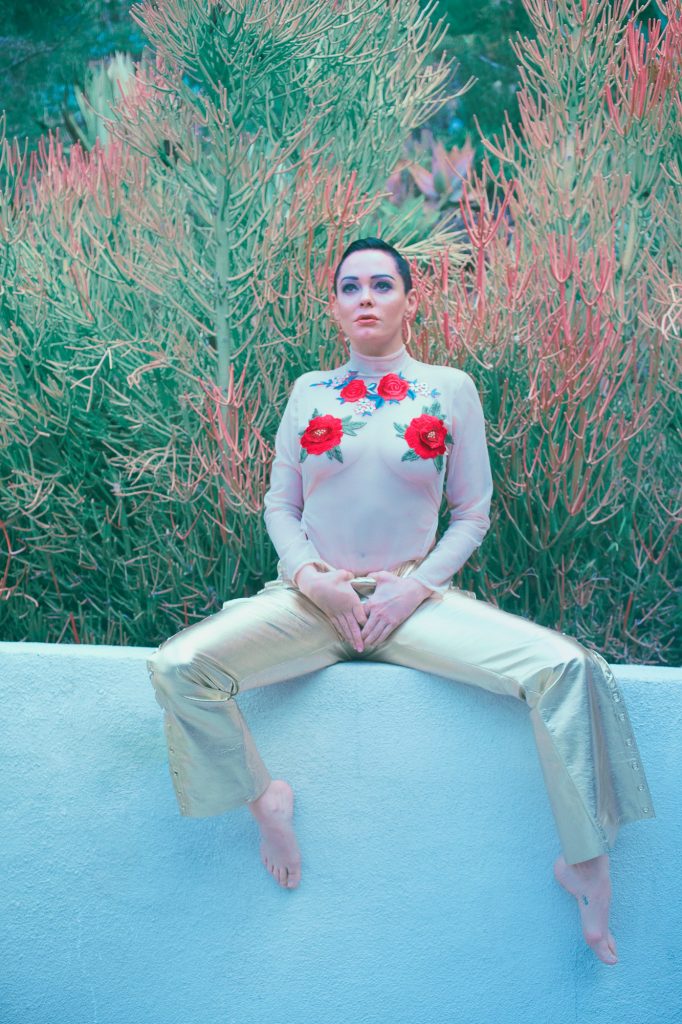 Rose McGowan Topless for a Magazine