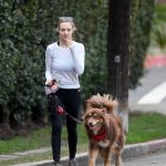 Amanda Seyfried Walking the Dog