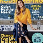 Jessica Alba in Yellow on the Cover of Good Houskeeping Magazine