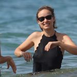 Olivia Wilde in a Bathing Suit With Hard Nipples