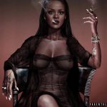 Rihanna's Nipples Smoking a Blunt