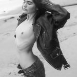 Samantha Digiacomo Topless in Jeans and A Jean Jacket