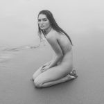 Black and White Samantha Digiacomo Nude on the Beach