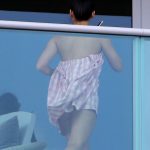 Olivia Munn in a towel still ugly