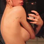 Bella Thorne Big Fake Side Tit showing her Tattoo