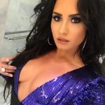 Demi Lovato Cleavage for New Years