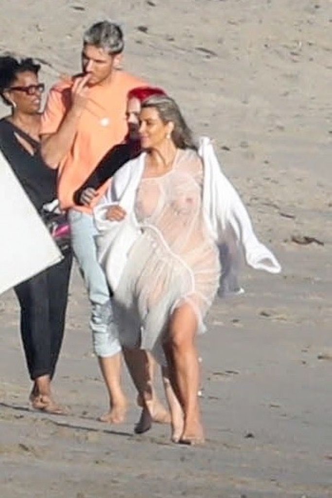 Kim Kardashian Disgusting in See Through Dress