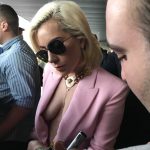 Lady Gaga Saggy Tits in a Pink Blazer