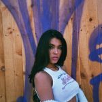 Madison Beer in a crop top pushing her tits off
