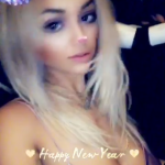 Rita Ora blonde hair snapchat filter