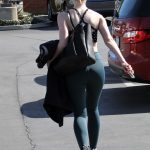 Elle Fanning ass in tight leggings