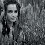 Emma Watson in the grass