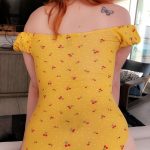 Maitland Ward Showing Ass Sweat in Yellow Swimsuit