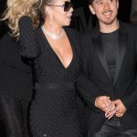 Mariah Carey and her boyfriend Bryan Tanaka are both seen leaving Floyd Mayweather birthday party at The Reserve in downtown Los Angeles