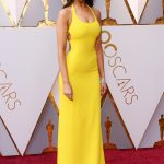 Eliza Gonzalez in yellow gown