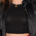Isabella Ros Giannulli nipples in a see through black shirt