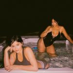 Kylie Jenner and Jordyn Woods Wet in a Hot tub