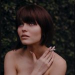 Lily Rose Depp topless smoking in a wig