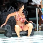 Nicole Murphy spread legs in bikini