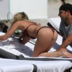 Samantha Hoopes Bent over in a thong