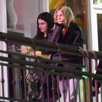 Stella Maxwell and her new lesbian out for dinner